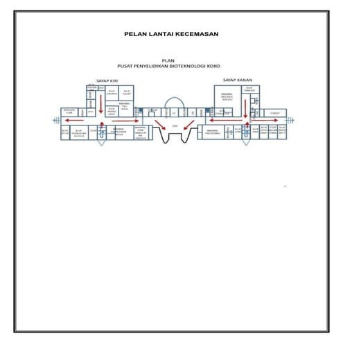 Pelan lantai kecemasan