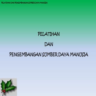 Pelatihan dan-pengembangan-sdm