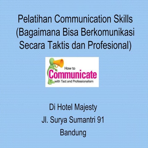 Pelatihan communication skills 2