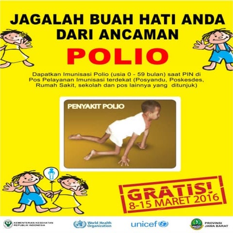 Pelatihan kader pin polio 2016
