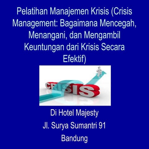 Pelatihan manajemen krisis 2