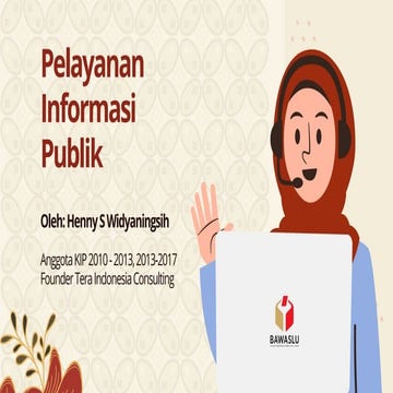Pelayanan Informasi.pdfmateri bawaslu layanan informasi | PDF