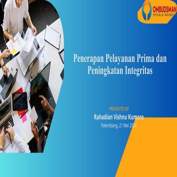 Membangun budaya pelayanan prima | PDF