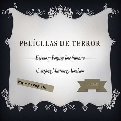 Películas de terror