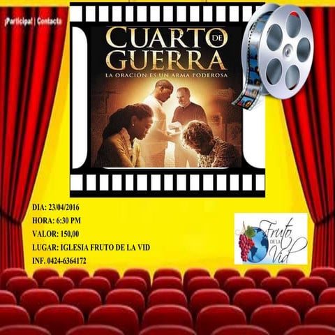 Pelicula CUARTO DE GUERRA 