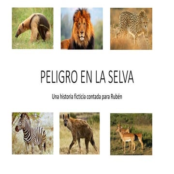Cuento "Peligro en la selva" | PPTX