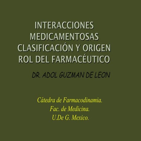 Peligros De La Automedicacion Interacciones Medicamentosas