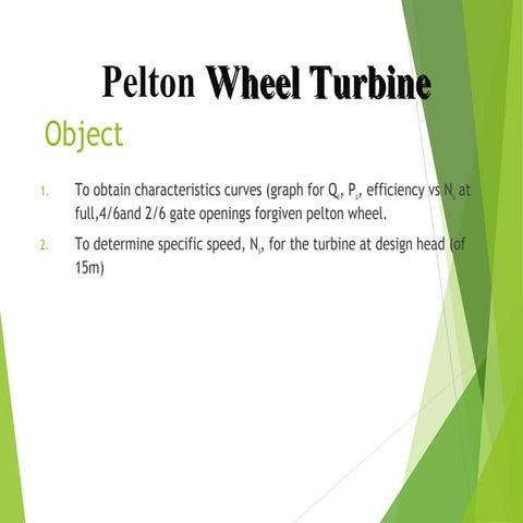 Pelton wheel 