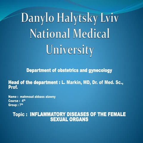 Pelvic inflammatory disease