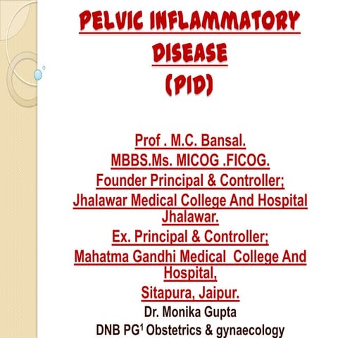 Pelvic inflammatory disease