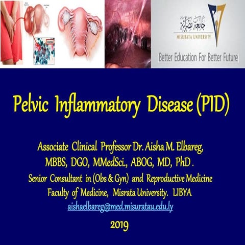 PID lecture by Associate Professor Dr Aisha Elbareg