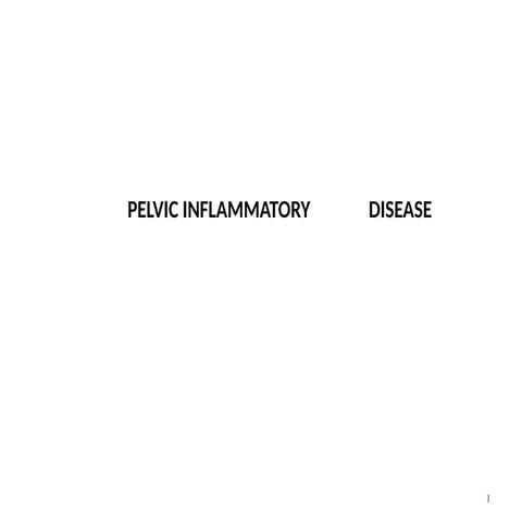 Parametritis/ Pelvic Cellulitis | PPTX