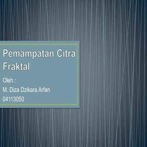 Pemampatan citra fraktal