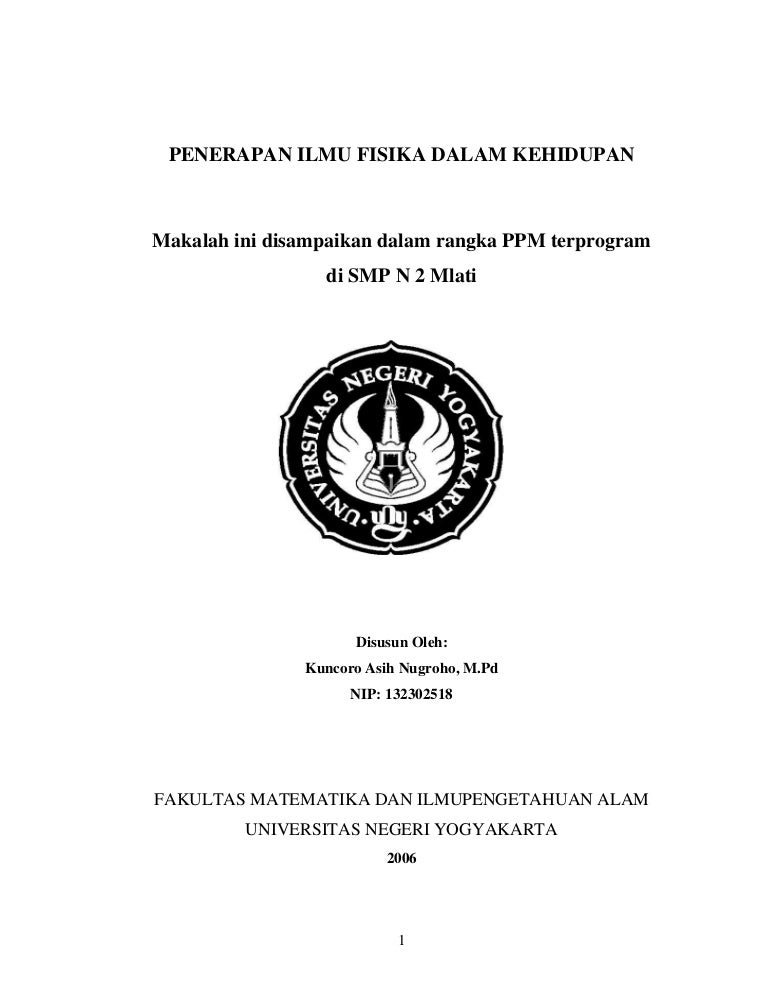 Pemanfaatan Ilmu Fisika Dalam Kehidupan