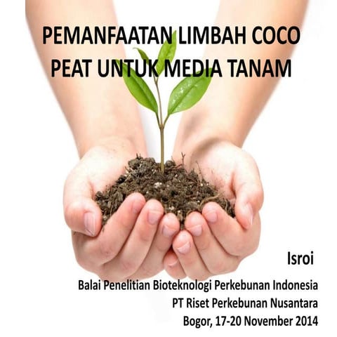 Pemanfaatan limbah coco peat untuk media tanam