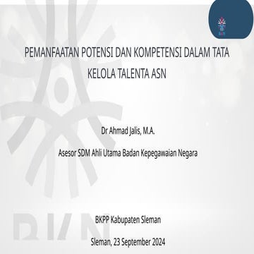Pemanfaatan Potensi dan Kompetensi Sumber Daya Manusia