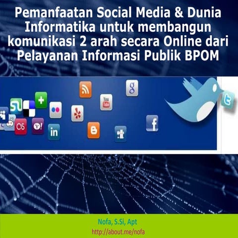 Pemanfaatan Social Media oleh BPOM