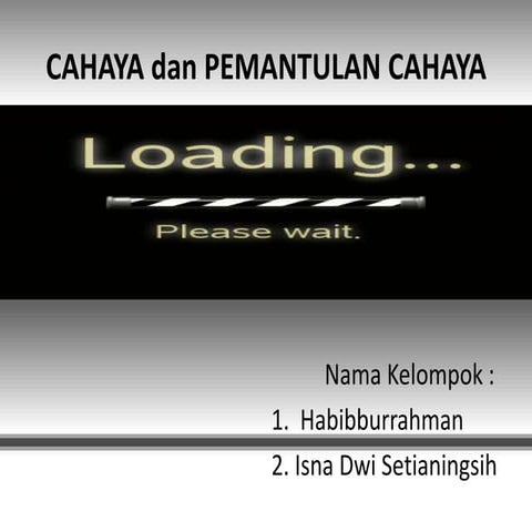 Cermin dan Pemantulan