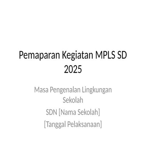 MPLS SMP 2026: Comprehensive Orientation for New Students and Parents ...