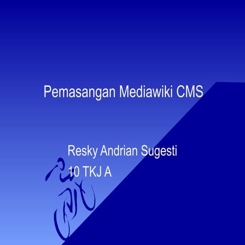 Pemasangan mediawiki cms