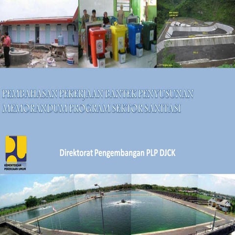 Desain fasilitasi penyusunan memorandum program sektor sanitasi | PPT