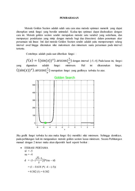Makalah Optimasi Numerik