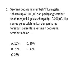 soal uan matematika tehnik smk bese...