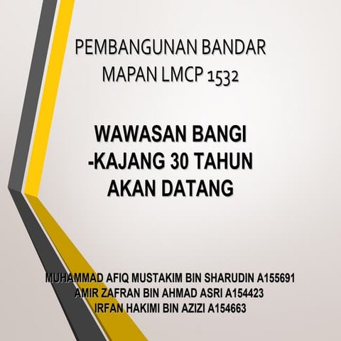 Pembangunan Bandar Mapan 