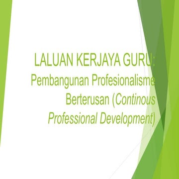 Pembangunan profesionalisme berterusan