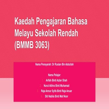 Pembelajaran berpusatkan bahan