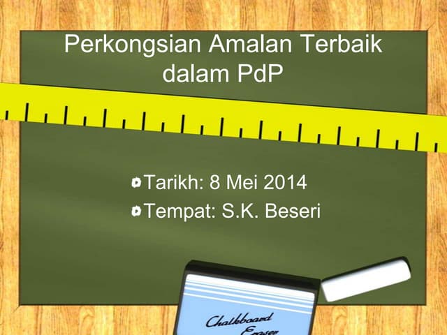 Perkongsian Amalan Terbaik dalam PdP