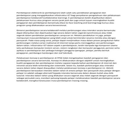 Pembelajaran elektronik