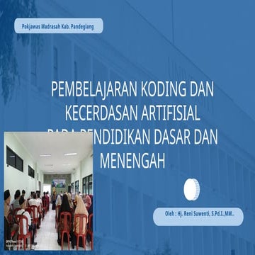 Desiminasi_Koding dan Kecerdasan Artifisial_Modul1-5 | PPTX