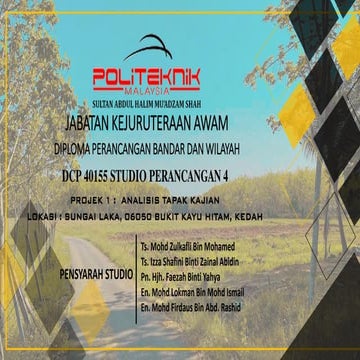 PEMBENTANGAN - KAJIAN AWAL DAN ANALISIS TAPAK STUDIO 4.pdf