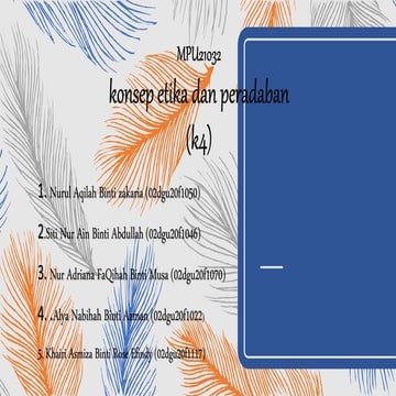 MPU21032 - KONSEP ETIKA & PERADABAN (2.1/2.2)