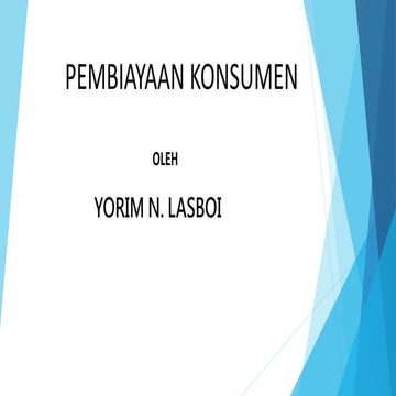 Pembiayaan Konsumen