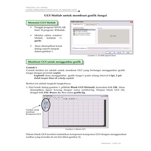Pembuatan gui-dengan-matlab | PDF