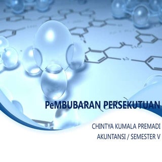 PEMBUBARAN PERSEKUTUAN