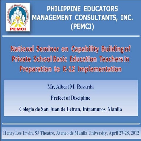 PEMCI @ Ateneo de Manila University