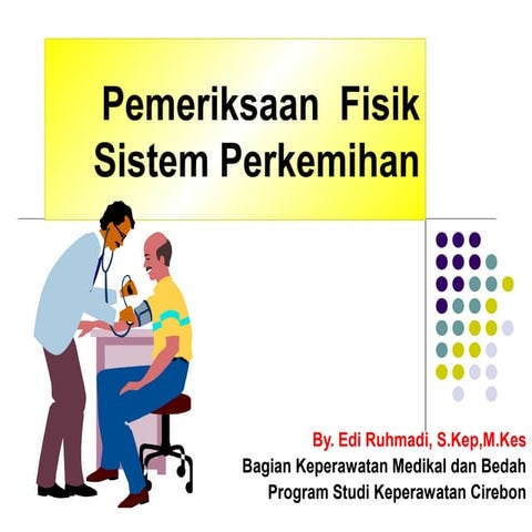 Pemeriksaan Fisik Sistem Perkemihan