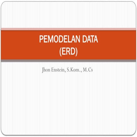 Rekayasa Perangkat Lunak - PEMODELAN DATA_2.pptx