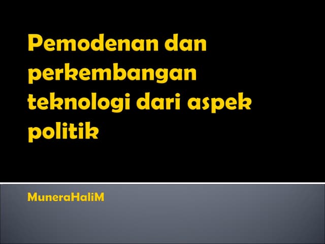 Politik dan Teknologi: Persimpangan yang Membentuk Masa Depan