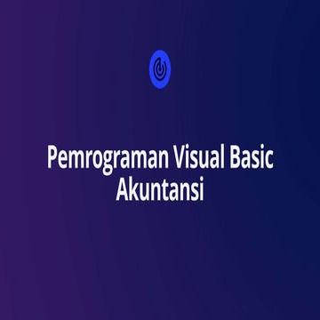 Persentase dan pertemuan Pemrograman VB.Net Akuntansi.pptx