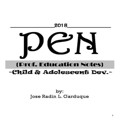 Child & Adolescent Development