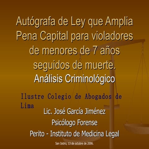 Pena de muerte