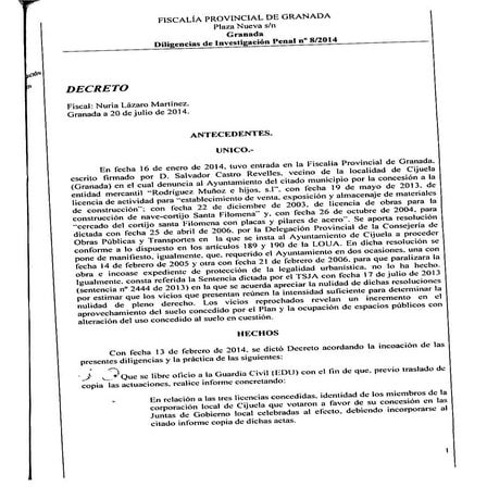 Penal. decr.fiscal y auto acord.diligencias