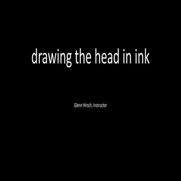 Drawing the Head in Ink - Character, Tradition and Mood