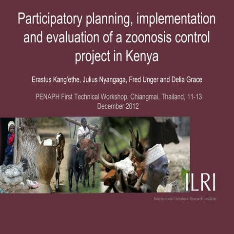 Participatory planning, implementation and evaluation of a zoonosis control p...