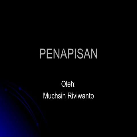 Penapisan