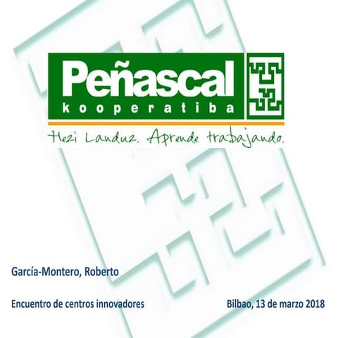 Peñascal centro innovador_Bilbao2018